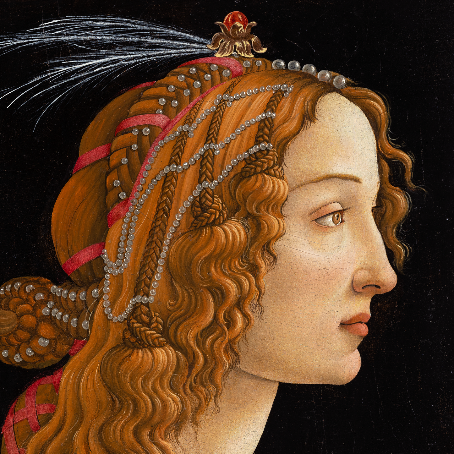 SANDRO BOTTICELLI - Idealised Portrait of a Lady