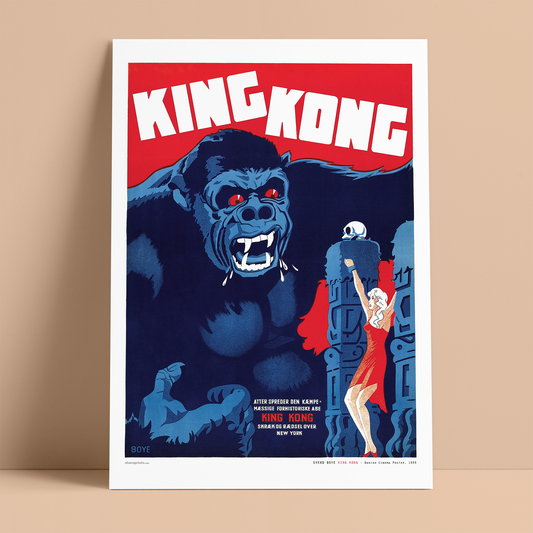 SVEND BOYE - King Kong, Danish Cinema Poster