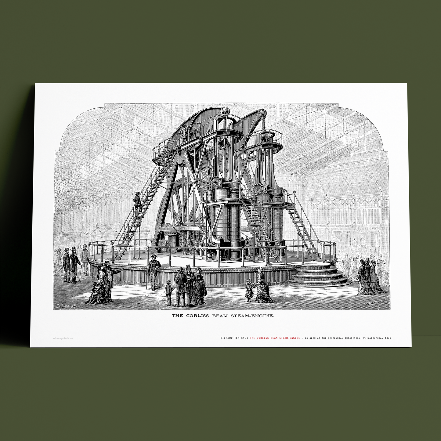 RICHARD TEN EYCK - Corliss Beam Steam Engine