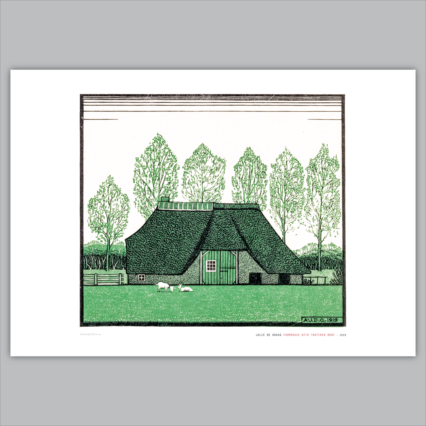 JULIE DE GRAAG - Farmhouse With Thatched Roof