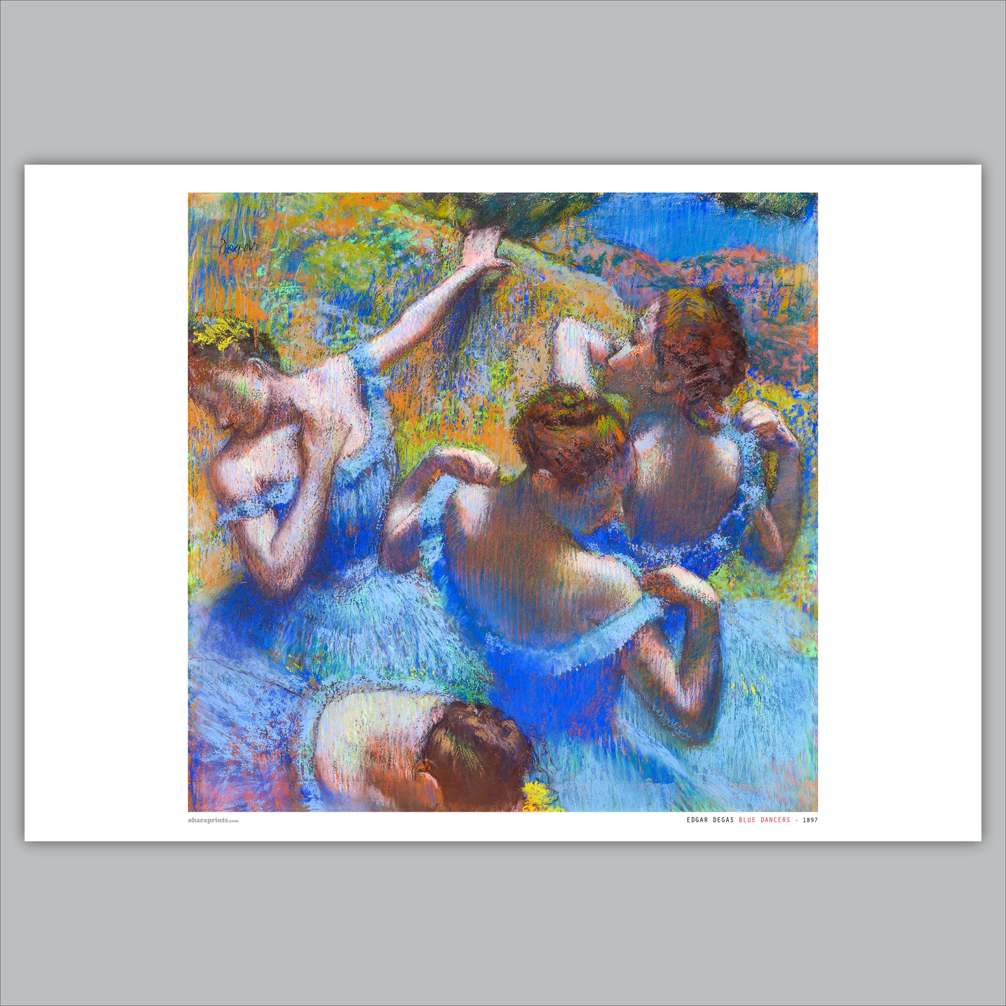 EDGAR DEGAS - Blue Dancers