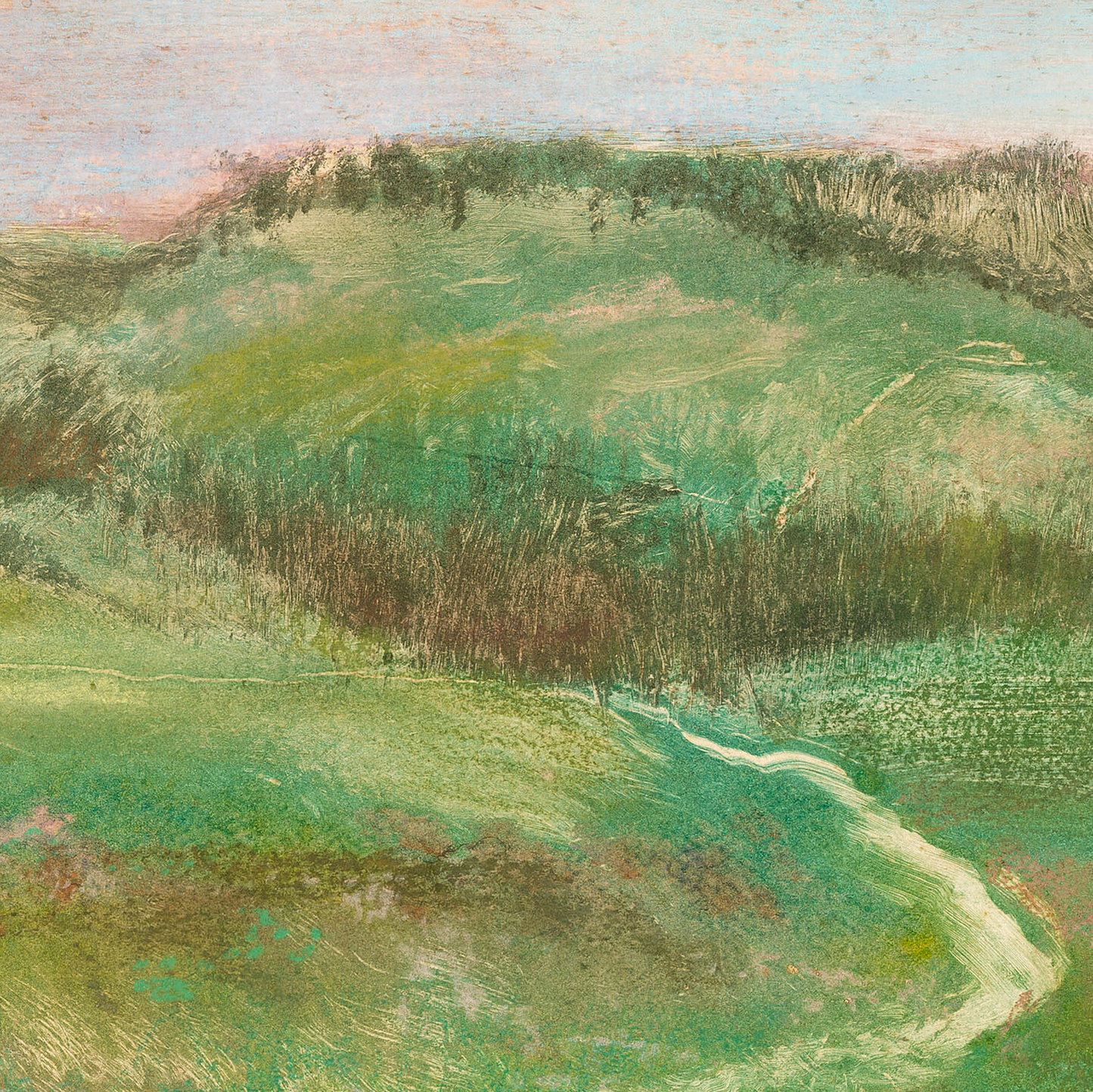 EDGAR DEGAS - Landscape