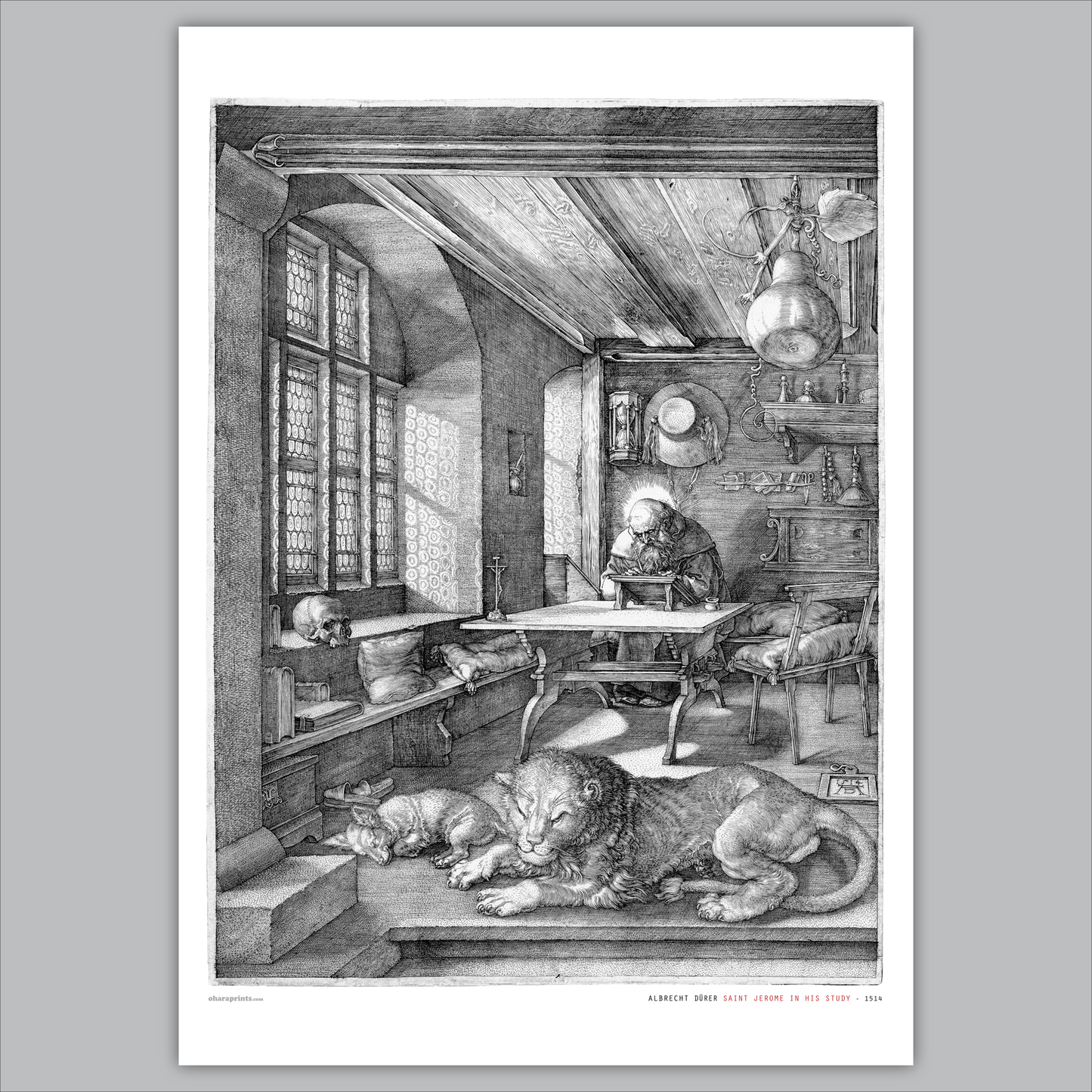 ALBRECHT DÜRER - St Jerome In His Study