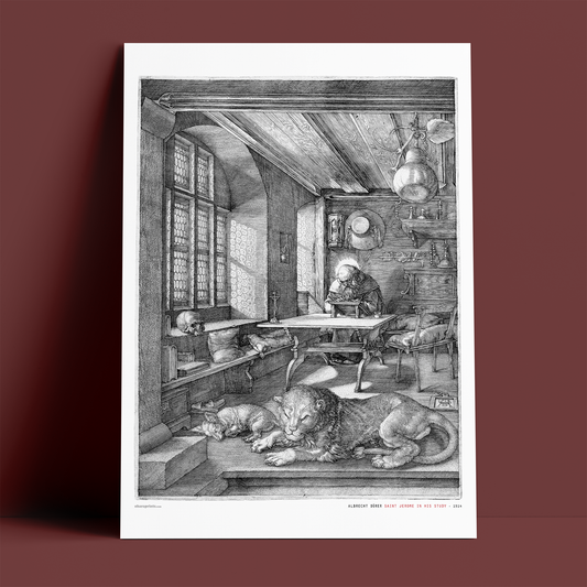 ALBRECHT DÜRER - St Jerome In His Study