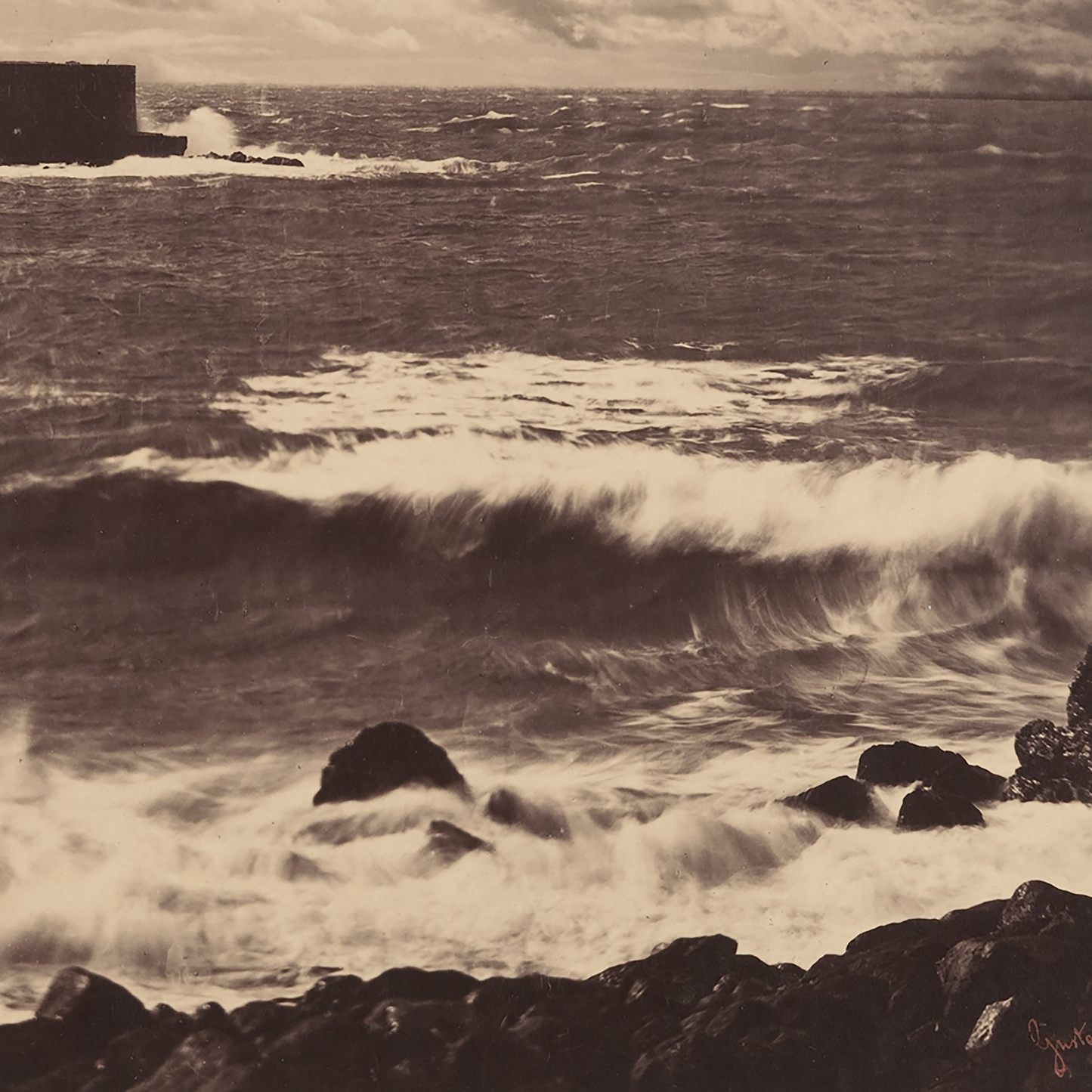 GUSTAVE LE GRAY  - The Great Wave, Sète