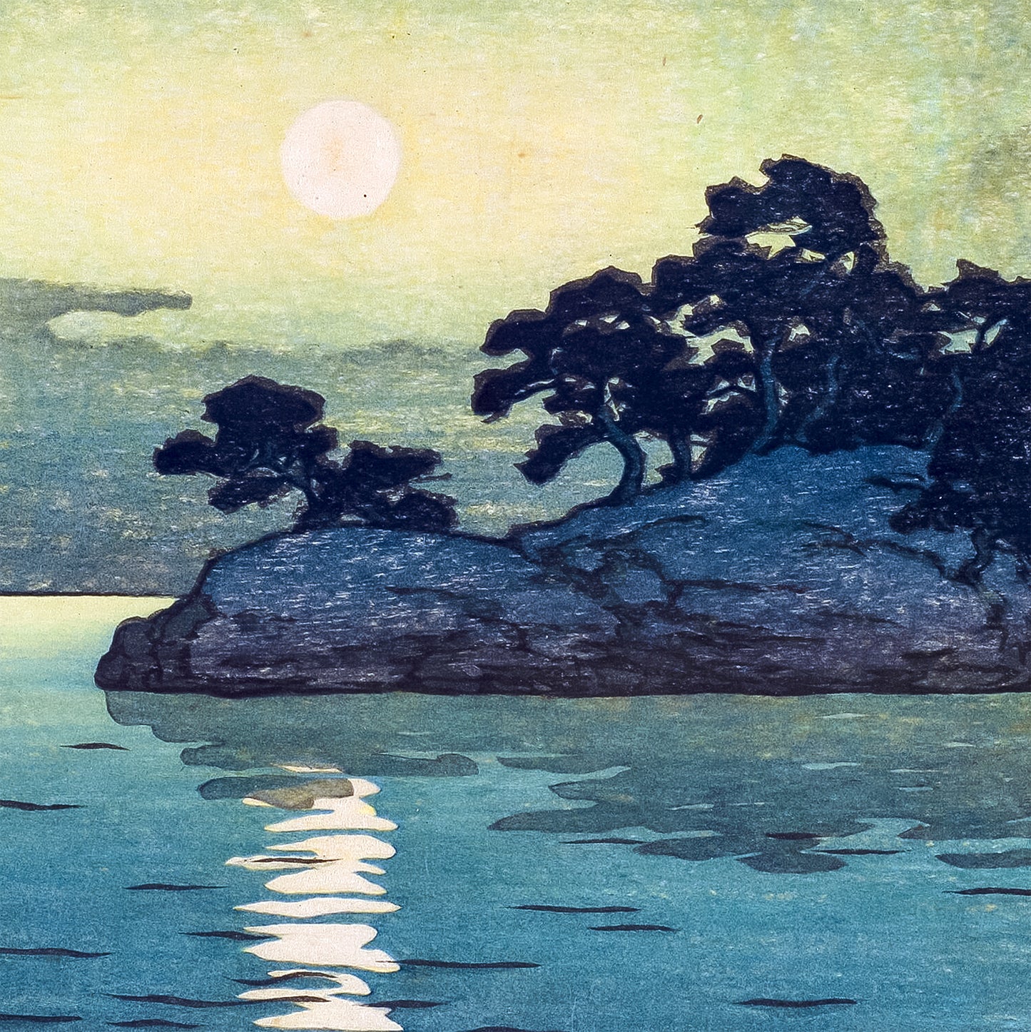 KAWASE HASUI - Matsushima In Moonlight