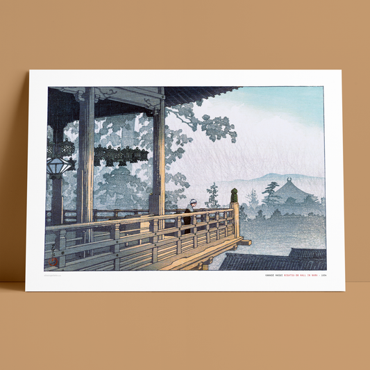 KAWASE HASUI - Nigatsu-Do Hall In Nara