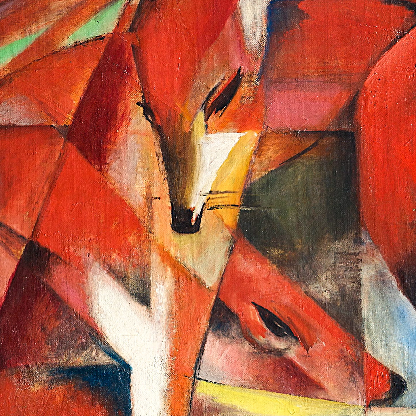 FRANZ MARC - The Foxes, Die Füchse