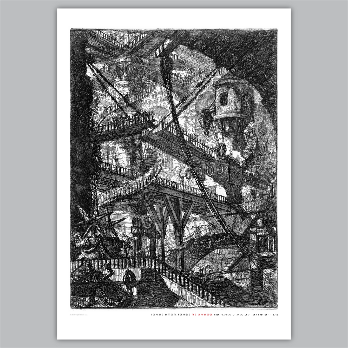 GIOVANNI PIRANESI - The Drawbridge