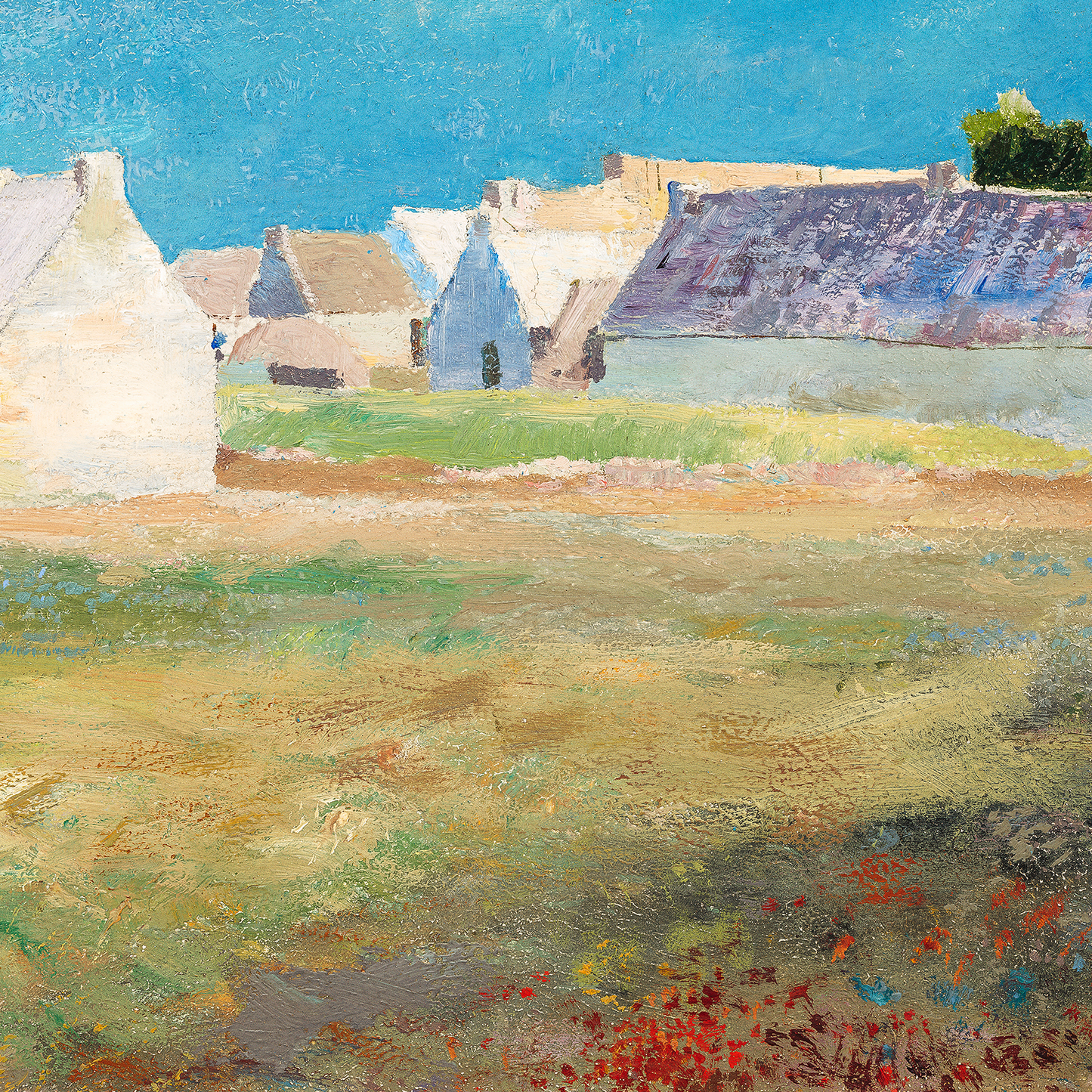 ODILON REDON - Breton Village