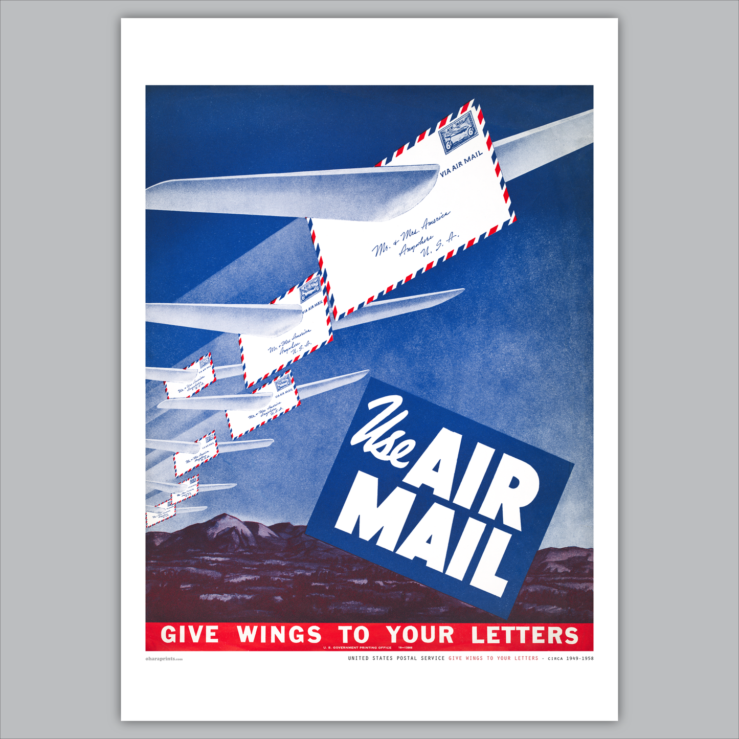 US POSTAL SERVICE - Give Wings To Your Letters