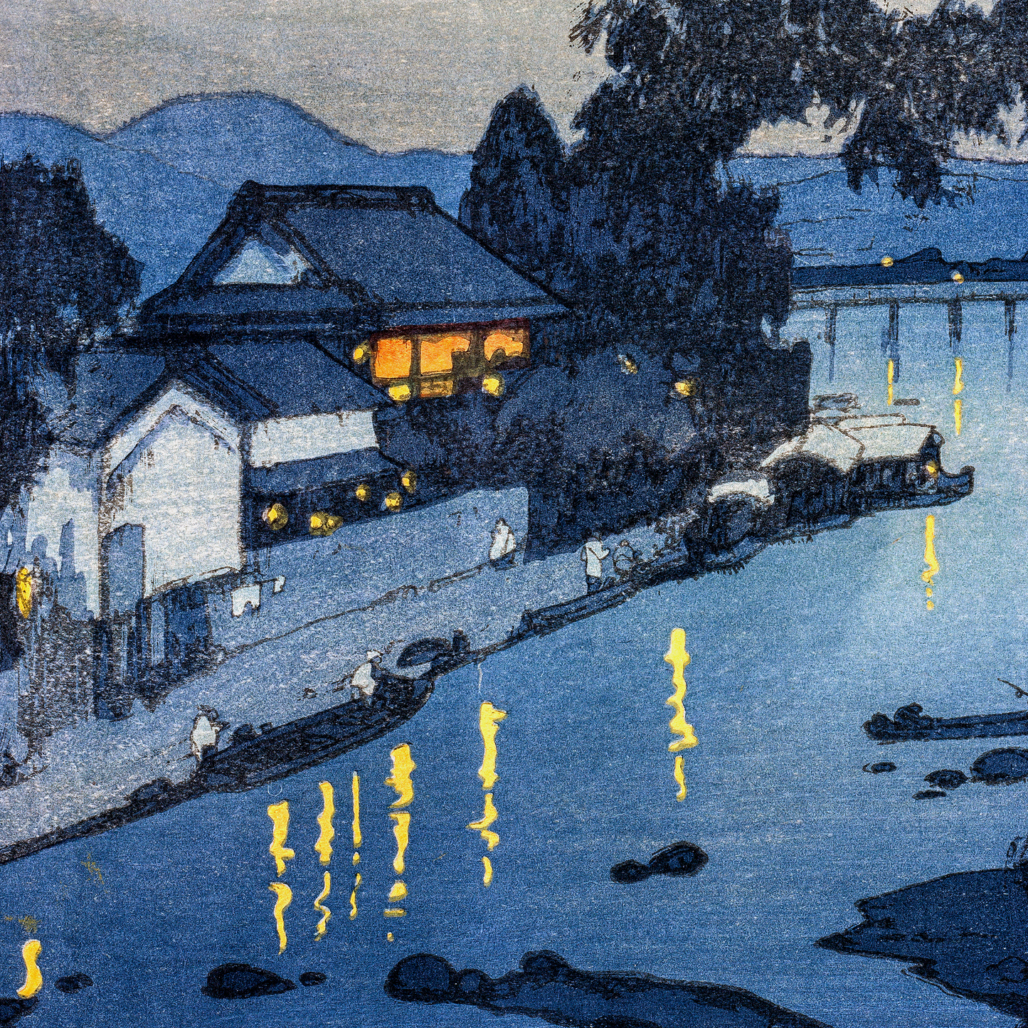 HIROSHI YOSHIDA - Evening On The Chikugo River