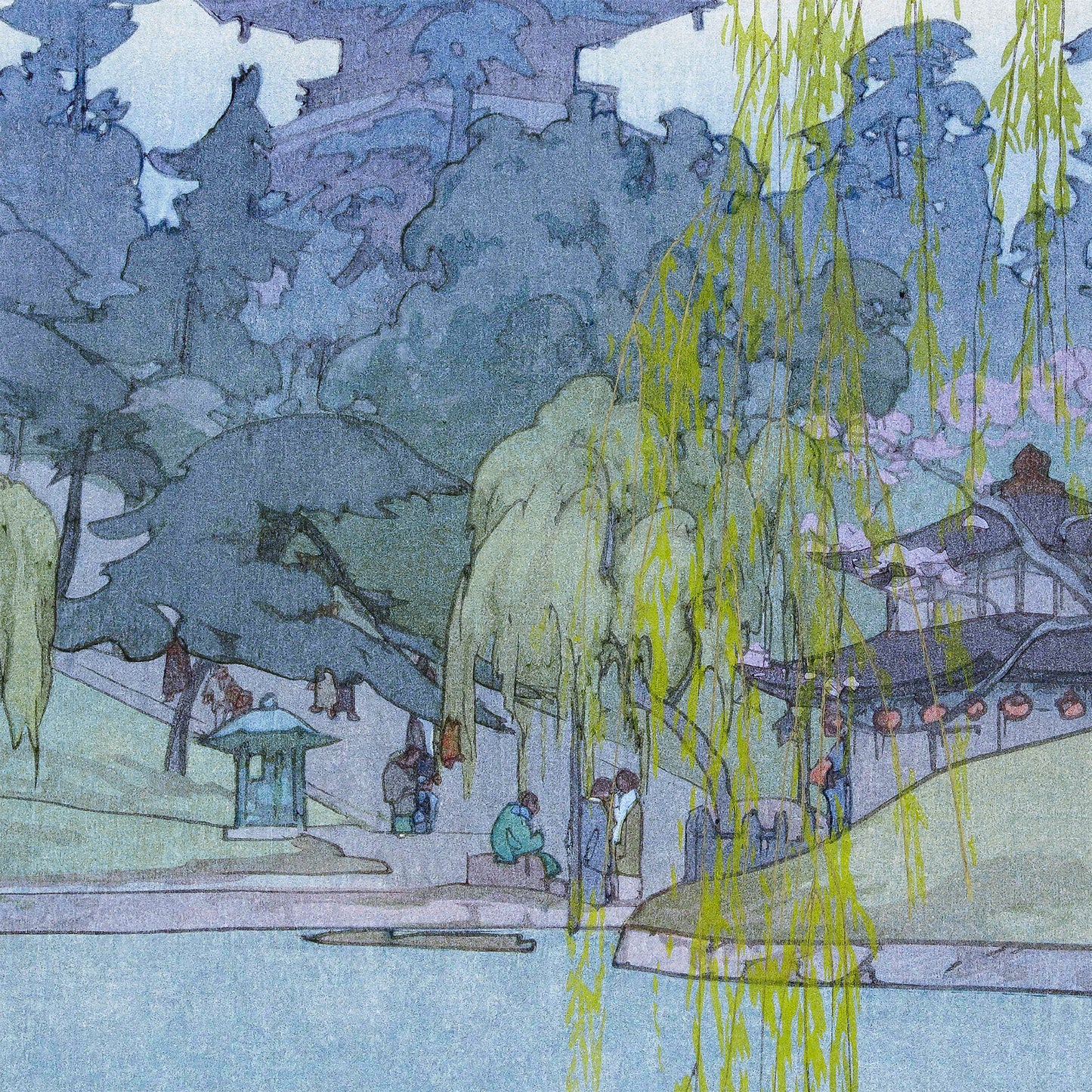 HIROSHI YOSHIDA - Sarusawa Pond, Nara